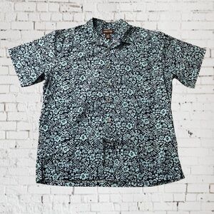 🏝️ Cooke Street Hawaiian Islands Short Sleeve Floral Button-Down Hawaiian Shirt